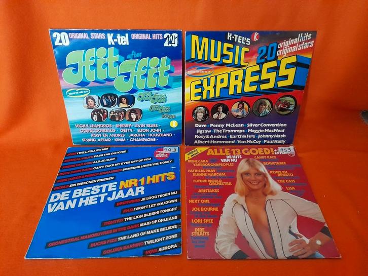 Pop - Top 40 jaren 60/70/80,   46 verzamel elpees, Cd's en Dvd's, Vinyl | Verzamelalbums, Gebruikt, Pop, 12 inch, Ophalen of Verzenden
