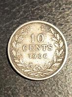 10 cent 1906, Postzegels en Munten, Munten | Nederland, 10 cent, Ophalen of Verzenden