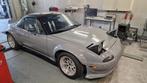 Mazda MX5 NA 1.6 Miata U9 1990 Turbo 231PK 275NM, Auto's, Mazda, Te koop, Zilver of Grijs, Geïmporteerd, Benzine