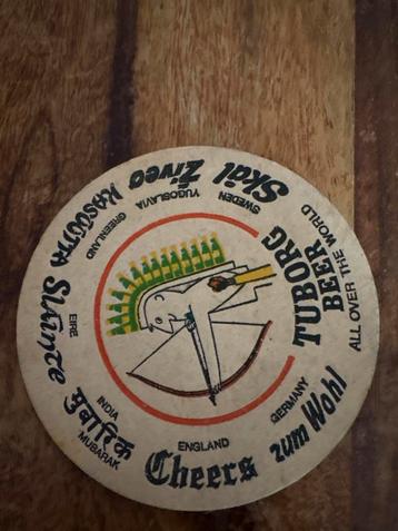 Vintage Tuborg Bier Viltje beschikbaar voor biedingen