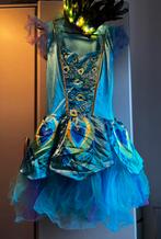 Jurk pauw, Kleding | Dames, Carnavalskleding en Feestkleding, Maat 38/40 (M), Carnaval, Ophalen of Verzenden, Kleding