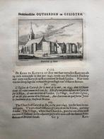 103 / Katwijk aan Zee Kopergravure 1732, Antiek en Kunst, Ophalen of Verzenden