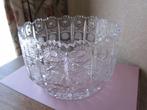 Bohemian Czech Crystal Queen Lace Jardiniere Round Bowl, Verzenden