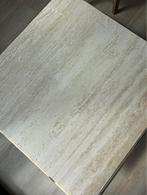Massieve travertin salontafel, Ophalen, 100 tot 150 cm, 50 tot 100 cm, Zo goed als nieuw