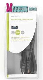 High Speed ​​HDMI Kabel met Ethernet, 4K,3D 10.2 Gbps, 1,5M, Nedis, Nieuw, Info@marbeco.nl, Minder dan 2 meter