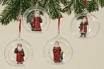 Kerstboomhanger, Kerstbal, Kerstman, Glasbol, Kerst, rood, Diversen, Ophalen of Verzenden, Nieuw