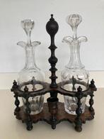 Frans olie- en azijnstel/ Cruet set, 19e eeuw Napoleon III, Antiek en Kunst, Ophalen of Verzenden