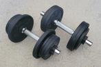 Domyos dumbells / halterset 2x 12kg, Sport en Fitness, Fitnessmaterialen, Ophalen, Gebruikt, Rug, Halterset