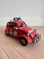 Prachtige Citroën 2CV van blik., Hobby en Vrije tijd, Modelauto's | 1:24, Ophalen of Verzenden, Zo goed als nieuw