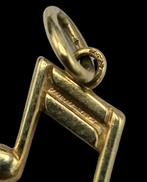14 karaats gouden Muziek noot Hanger, Overige voorstellingen, Verzenden, ., Zo goed als nieuw