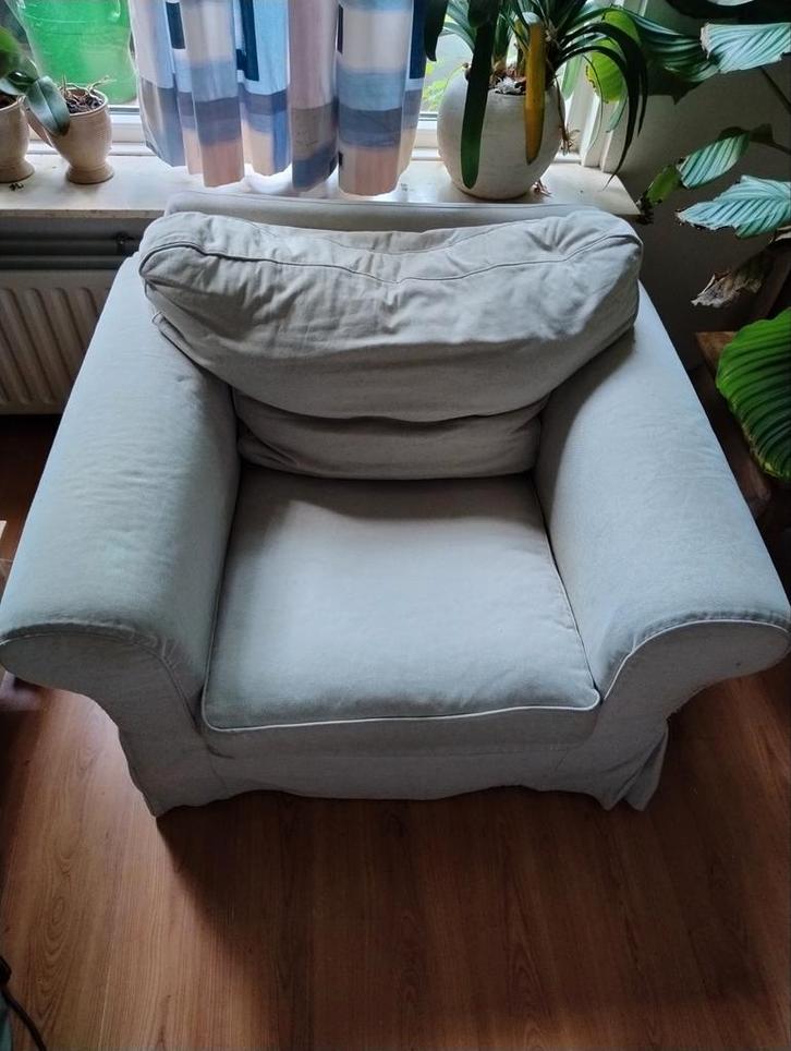 Ikea Ektorp stoel, Huis en Inrichting, Fauteuils, Gebruikt, Stof, 75 tot 100 cm, 75 tot 100 cm, Ophalen