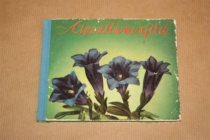 Alpenblumenfibel - Boek over Alpenbloemen - ca. 1962, Boeken, Natuur, Gelezen, Ophalen of Verzenden