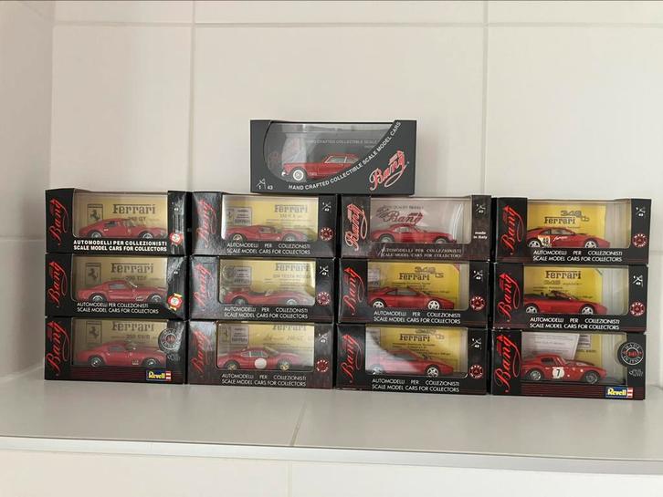 Collectie Ferrari modelauto’s 1:43 Daytona Modena Spider GT, Hobby en Vrije tijd, Modelauto's | 1:43, Zo goed als nieuw, Auto