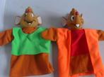 Handpoppen Tom en Pieter, Verzamelen, Ophalen of Verzenden, Donald Duck, Zo goed als nieuw, Beeldje of Figuurtje