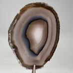 Prachtige dunne agaatschijf uit Brazilië, Ophalen of Verzenden, Mineraal