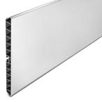 Keukenplint 80 mm, aluminium glad, 4000 mm (2 stuks), Doe-het-zelf en Verbouw, Ophalen, Kunststof, Nieuw, 250 cm of meer