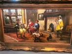 Zeer groot - antiek / oude kunst - gesigneerd - in klassiek