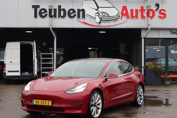 Tesla Model 3 Performance AWD 75 kWh 87,9% SOH Autopilot com, Auto's, Tesla, Bedrijf, Te koop, Model 3, 4x4, ABS, Airbags, Airconditioning