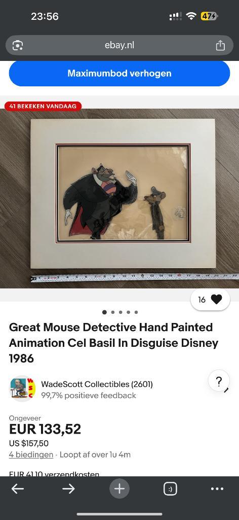 Opzoek animatie cel Speurneuzen, Antiek en Kunst, Kunst | Overige Kunst, Ophalen of Verzenden