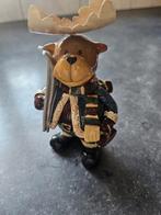 Beeldje rendier met ski's, Ophalen of Verzenden