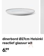 Gezocht: hema borden helsinki lichtgrijs, Ophalen, Zo goed als nieuw, Bord(en)