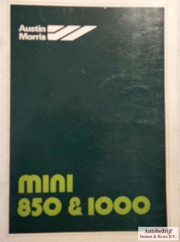 Handboek Austin Morris Mini 850 & 1000 AKM3547 (Engelstalig), Auto diversen, Handleidingen en Instructieboekjes, Ophalen of Verzenden