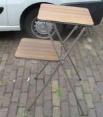 Mooi Retro Diaprojector Tafel in hout en metaal, Verzamelen, Ophalen of Verzenden, Huis en Inrichting