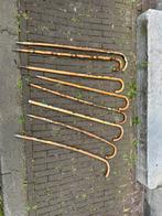 8 wandelstokken met emblemen, Ophalen, Zo goed als nieuw