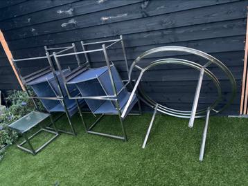 Design Brown Jordan Richard Frinier stoelen tafels tuinstel beschikbaar voor biedingen