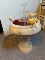 Zware marmeren fontein met licht, Ophalen, Zo goed als nieuw, Beton, Fontein