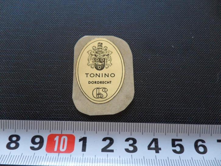 sticker folie TONINO dordrecht, Verzamelen, Stickers, Zo goed als nieuw, Ophalen