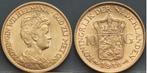 Mooi gouden tientje 1912 - 10 gulden 1912 goud Wilhelmina, Postzegels en Munten, Munten | Nederland, Verzenden, Goud, Koningin Wilhelmina