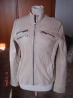 Transmission leren jack cream maat 38/40, Maat 38/40 (M), Overige kleuren, Transmission, Ophalen of Verzenden