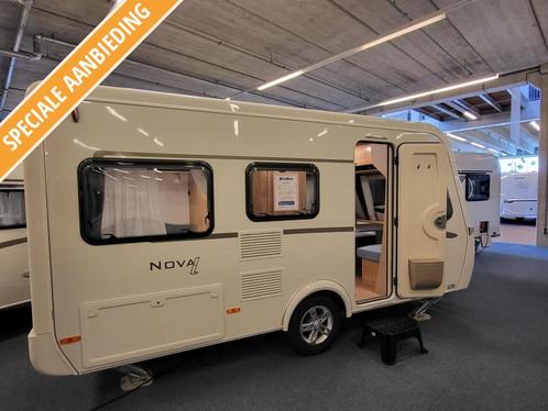 Eriba Nova Light 425; ruime indeling/dwars bed, Caravans en Kamperen, Caravans, Bedrijf, tot en met 3, 750 - 1000 kg, Standaardzit