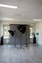 Fotostudio verhuur in Amsterdam. Gratis parkeren!, Ophalen, Zo goed als nieuw, Complete fotostudio