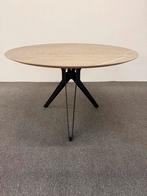 Ronde eettafel HPL grijs marmer 120cm, Rond, Ophalen of Verzenden, Zo goed als nieuw, Info@betaalbaar-design.nl