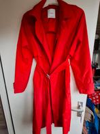 Mango Rode Trenchcoat - Maat XS, Mango, Ophalen of Verzenden, Zo goed als nieuw, Maat 34 (XS) of kleiner