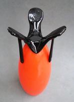 Omstreeks 1920 Art Deco Nouveau Jugendstil Vaas Oranje, Antiek en Kunst, Ophalen of Verzenden