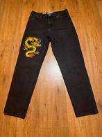 Mango Mom Jeans met Patch - Maat 38, Kleding | Dames, Spijkerbroeken en Jeans, Ophalen, Zo goed als nieuw, Grijs, W30 - W32 (confectie 38/40)