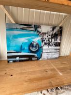 Nieuw glasschilderij oude auto Cuba, Ophalen of Verzenden, Nieuw, Schilderij