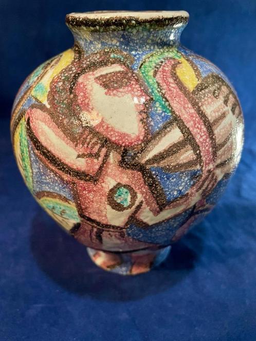 Unica vaas Luigi De lerma L D T C , TOP vaas Uniek decor !, Antiek en Kunst, Antiek | Keramiek en Aardewerk, Verzenden