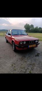 BMW 3-Serie (e30) 1.8 I 316i 1988 Rood, Auto's, Elektrische buitenspiegels, Origineel Nederlands, Te koop, 1082 kg