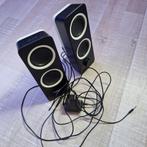 Logitech PC Speakers Met Adapter, Ophalen of Verzenden, Gebruikt, Audiokanaal 2, Logitech, Creative