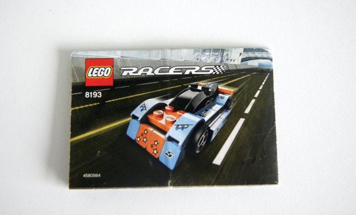 LEGO Racers: 8193 Blue bullit, Kinderen en Baby's, Speelgoed | Duplo en Lego, Gebruikt, Lego, Complete set, Verzenden