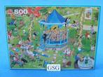 Jan van Haasteren in het park 500 st nr. 1573-02, Hobby en Vrije tijd, Denksport en Puzzels, Ophalen, 500 t/m 1500 stukjes, Zo goed als nieuw