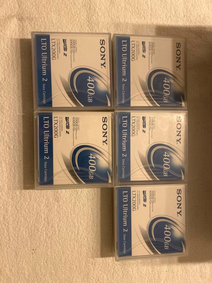 Sony LTX200G Ultrium LTO-2, Computers en Software, Servers, Gebruikt, Ophalen of Verzenden