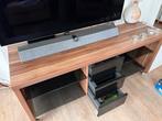 Ikea Walnoot houten TV Meubel met Lades, Ophalen, 100 tot 150 cm, Zo goed als nieuw, Minder dan 100 cm