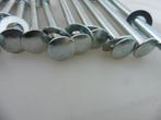 slotbouten m8 met ring en moer 12 cm lang, Ophalen of Verzenden, Nieuw, 100 tot 250 mm, Bouten of Moeren