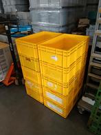 10 gebruikte dichte bakken kisten 60x40x22cm, Ophalen, Gebruikt