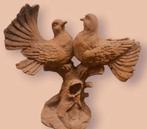 Beeld Duiven Tortelduifjes Gietijzer Vogel, Ophalen of Verzenden, Nieuw, Metaal